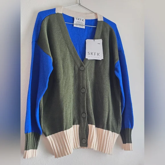 SKFK Harria Sweater, Deep Green Size 10 - Picture 2 of 8